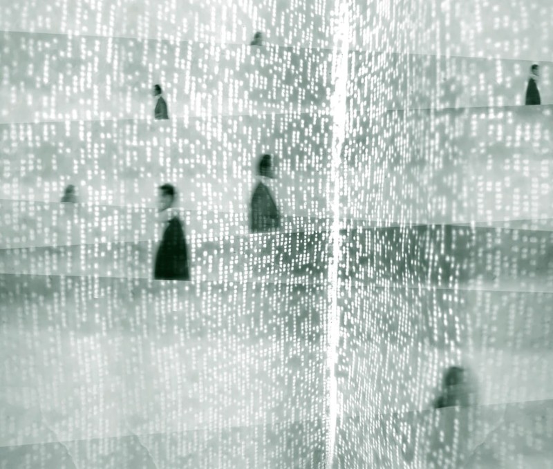 Fototapeta abstrakcyjna postacie mężczyzn