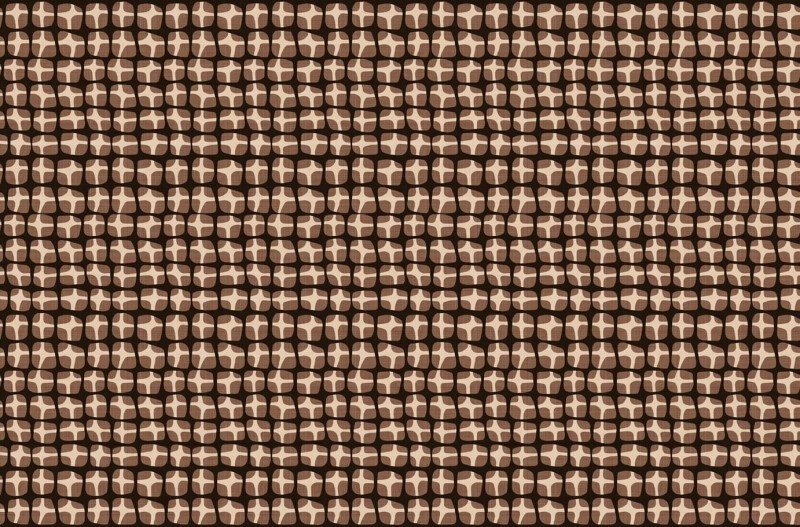Fototapeta brązowa z drobnym motywem geometrycznym
