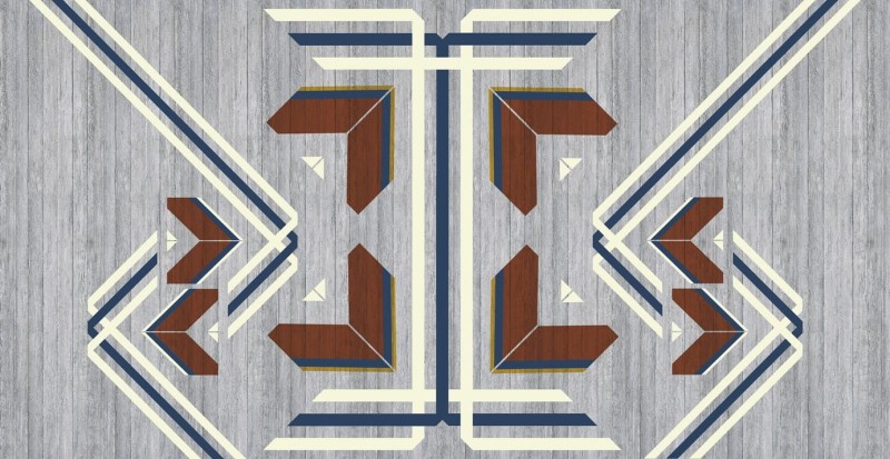 Fototapeta z geometrycznym wzorem