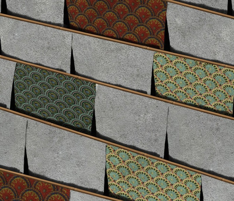 Fototapeta mozaika w orientalne wzory