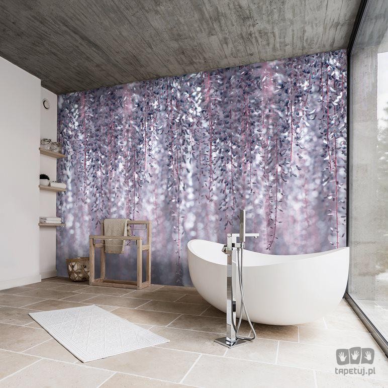 Fototapeta wiszące kwiaty wisteria