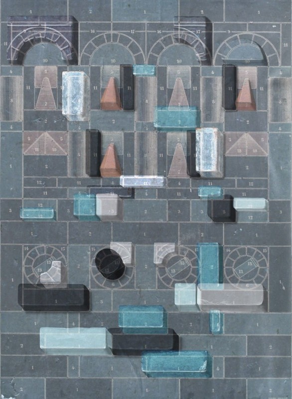 Fototapeta 3D we wzory geometryczne