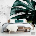 Fototapeta Monstera na betonie 13516