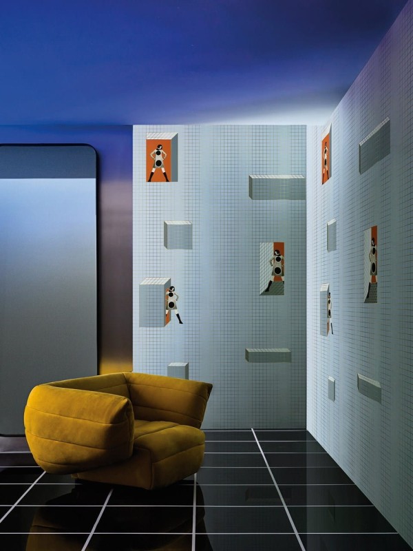 Fototapeta abstrakcyjna z efektem 3D