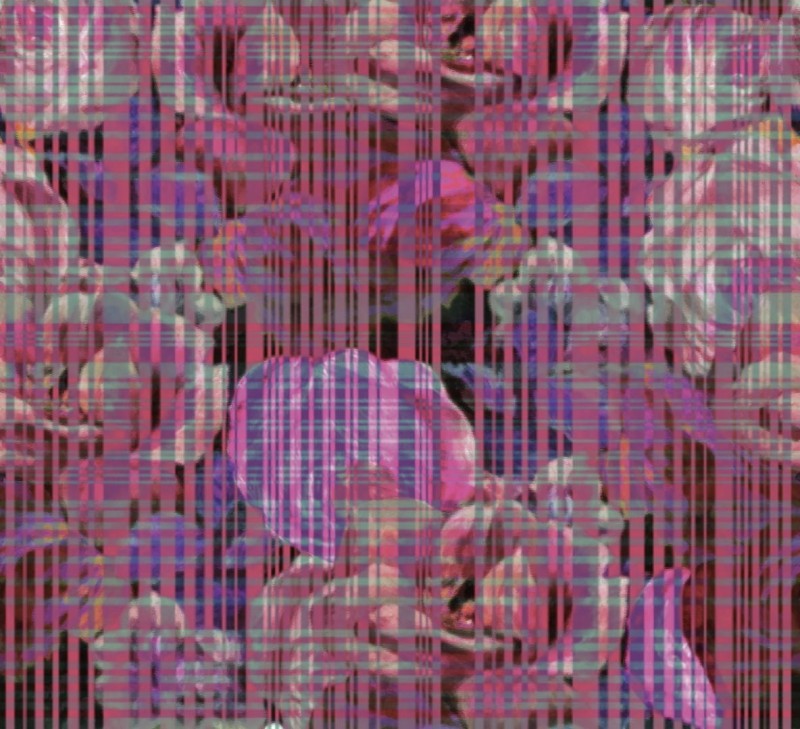 Fototapeta fioletowa z abstrakcyjnym wzorem