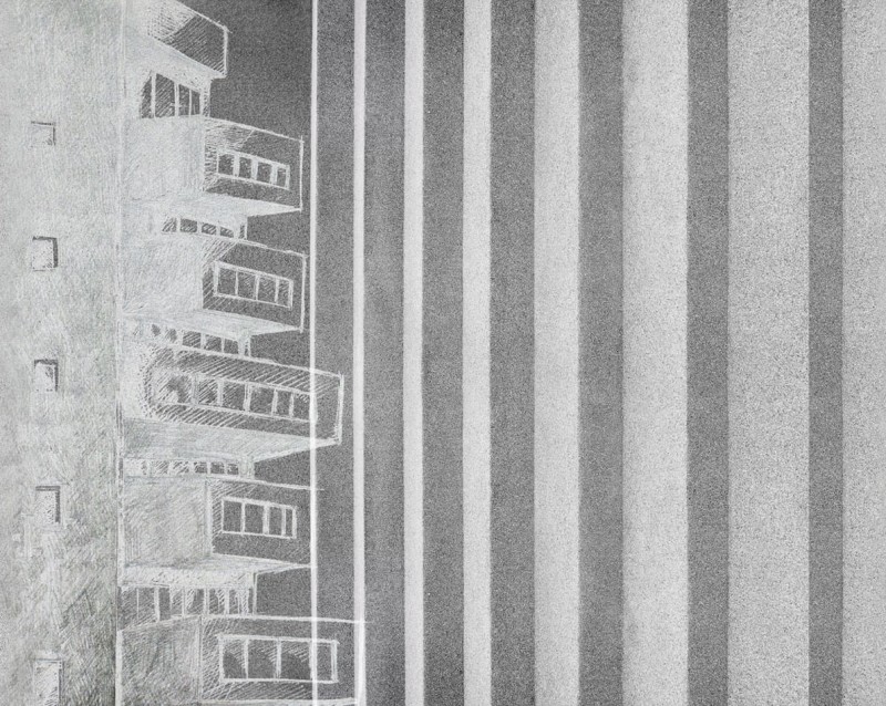 Fototapeta szkic miasta i paski
