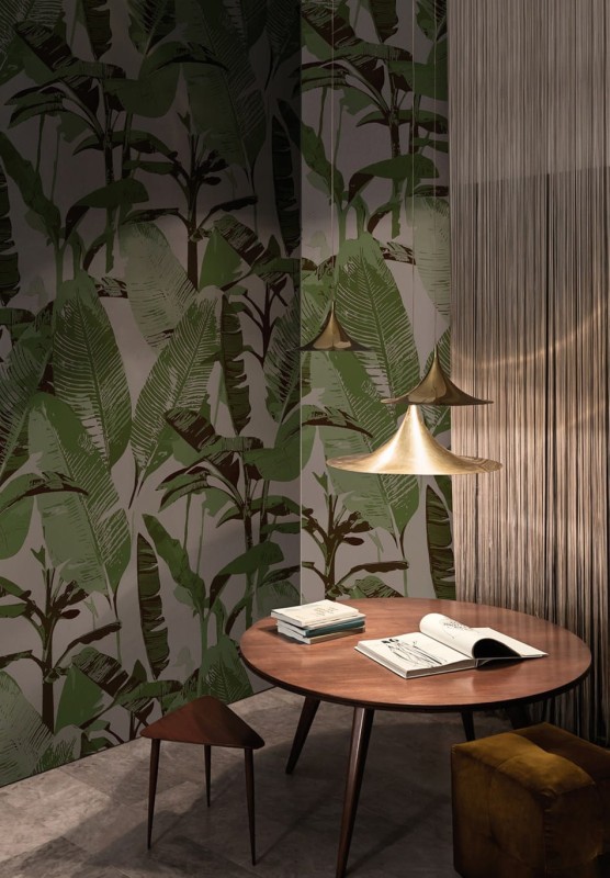 Fototapeta zielone liście palm