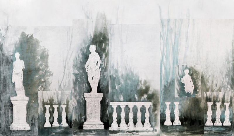 Fototapeta greckie posągi i kolumny