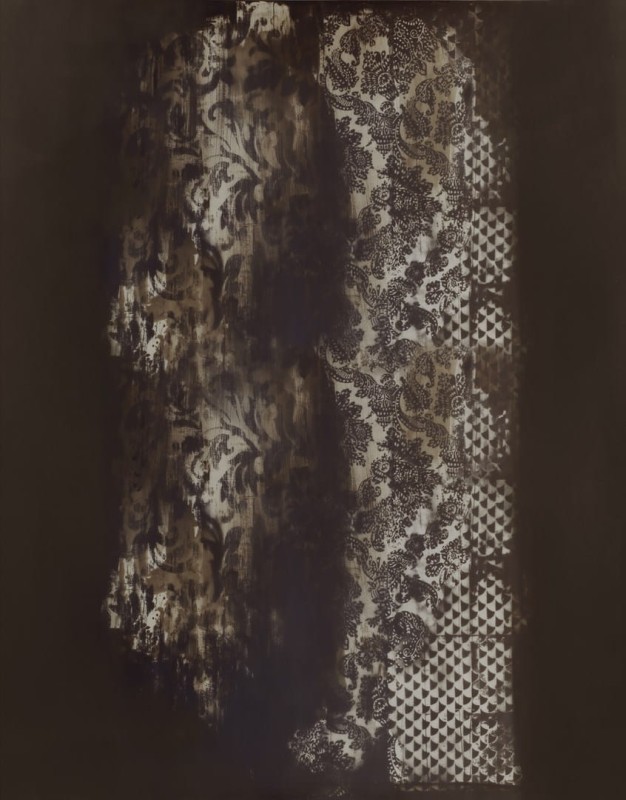 Fototapeta brązowa z ornamentami
