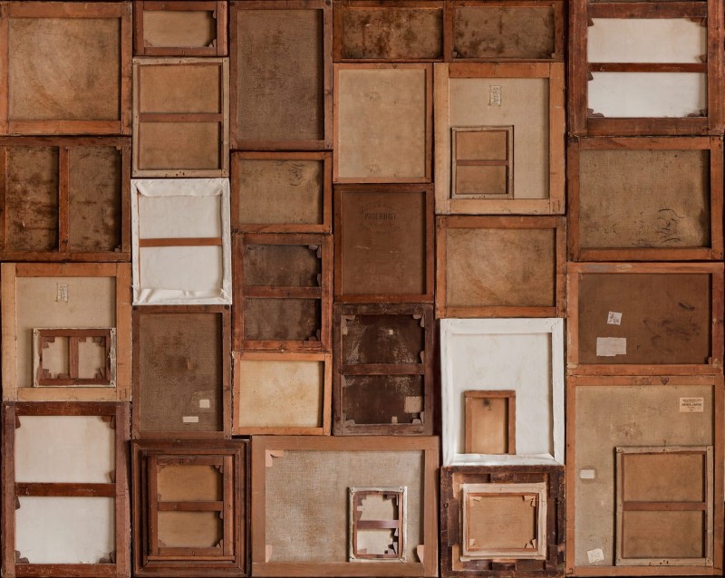 Fototapeta drewniane ramki