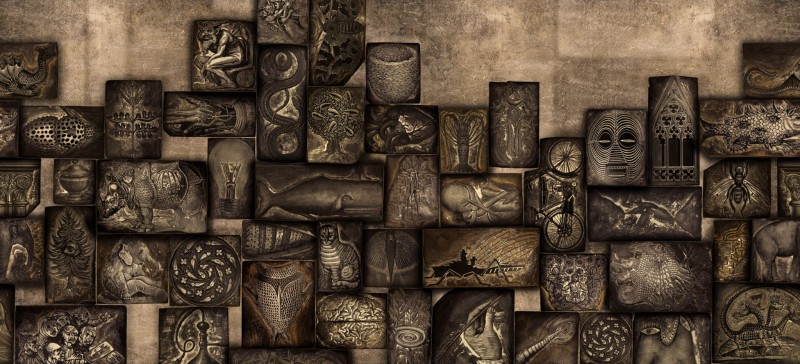 Fototapeta w metalowe tabliczki