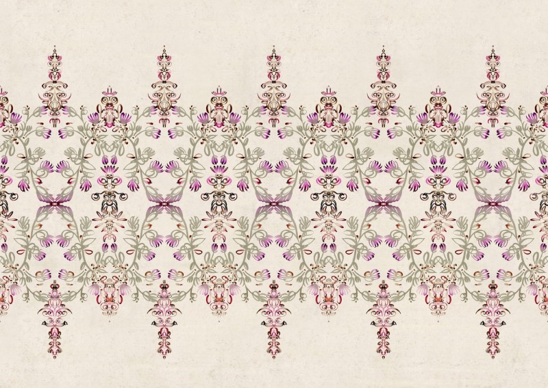 Fototapeta w kolorowe ornamenty