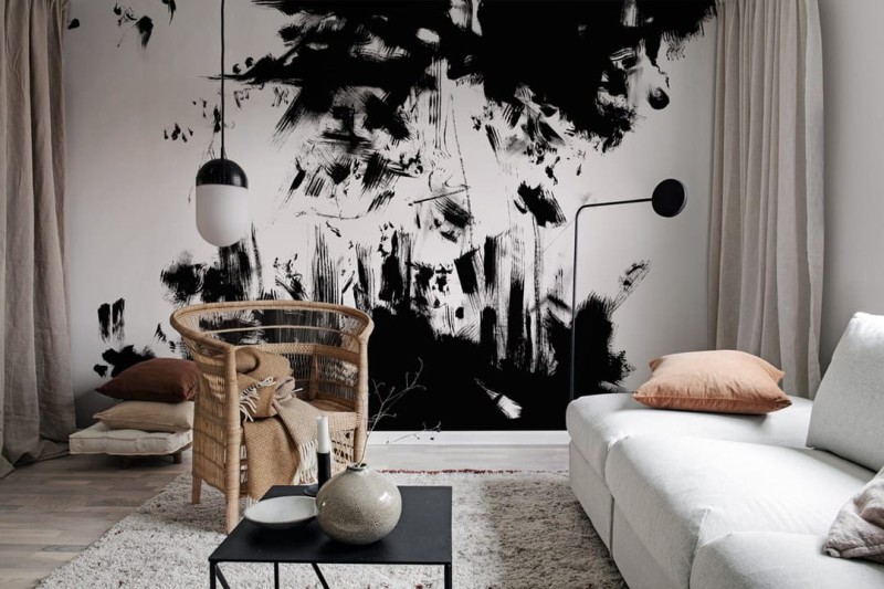 Fototapety grafitowe mazy
