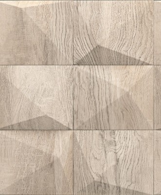 Geometryczna tapeta winylowa na flizelinie imitująca drewno