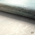 Tapeta papierowa w poziome niebieskie paski z efektem ombre