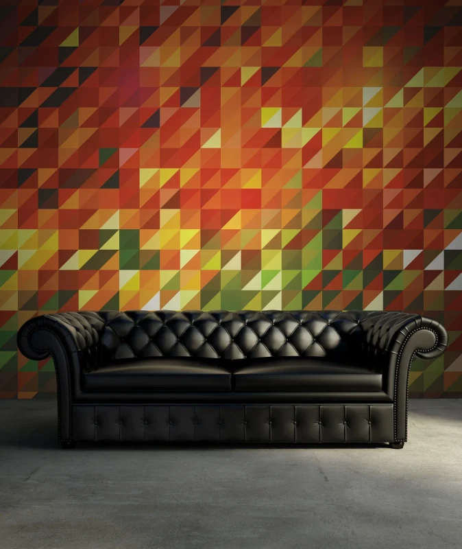 Fototapeta kolorowe wzory geometryczne