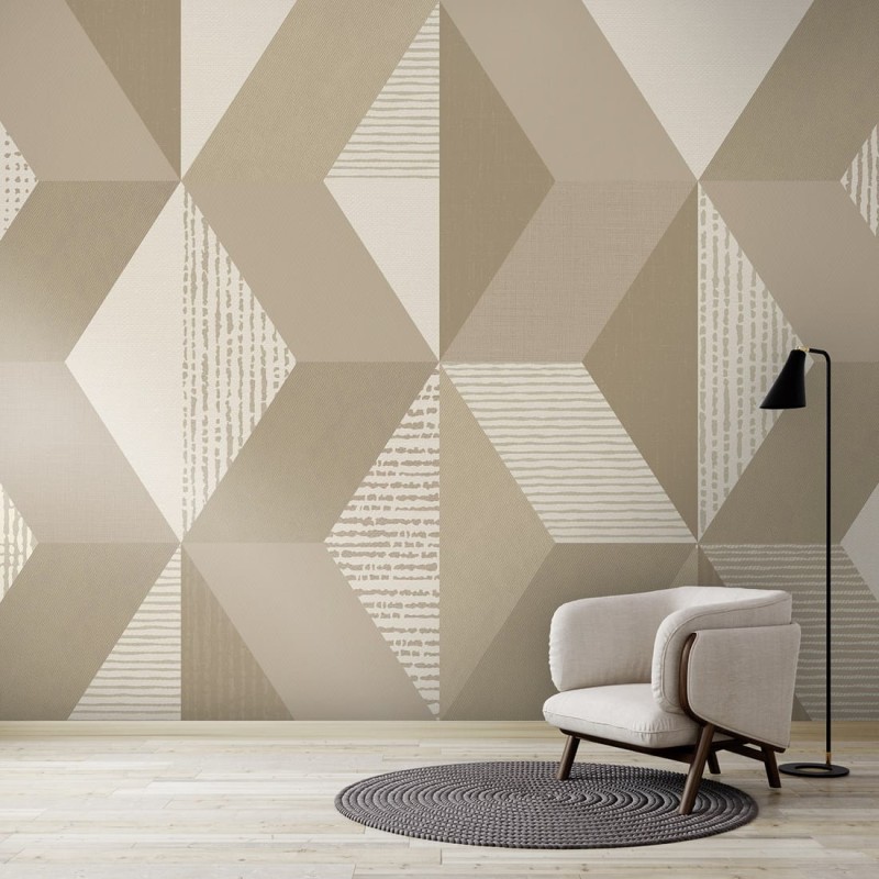 Fototapeta geometryczna trójkąty i romby