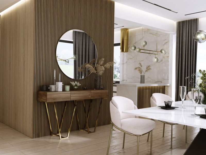 Lamela ścienna Asti Oak Gold