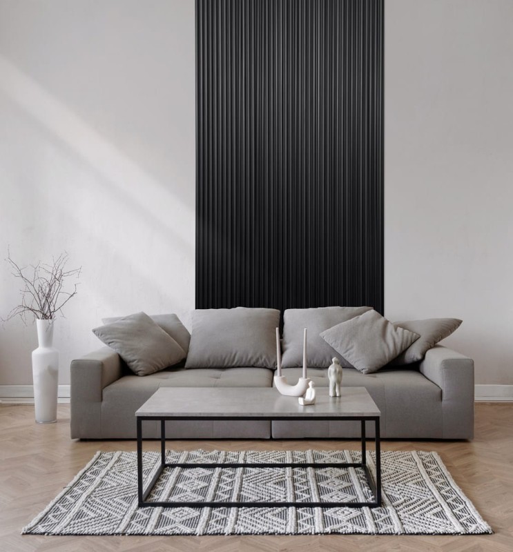 Lamela ścienna Onda Black
