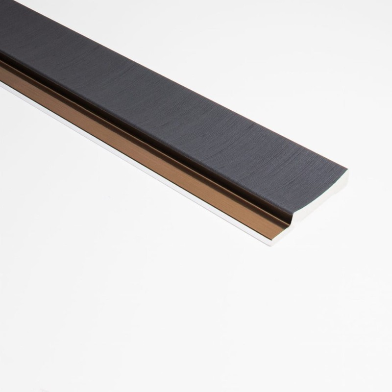 Zakończenie lewe lameli Amber Anthracite Lamelio