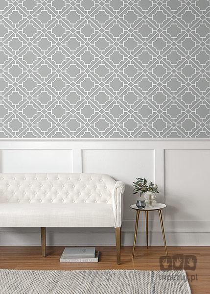 Navy, Grey & White BL70018 tapeta ścienna Wallquest