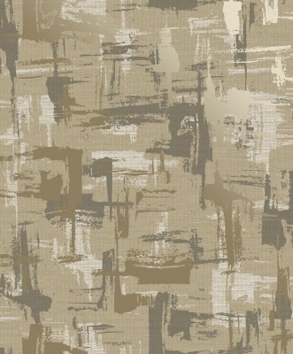 Beżowa tapeta na flizelinie ze złotym wzorem