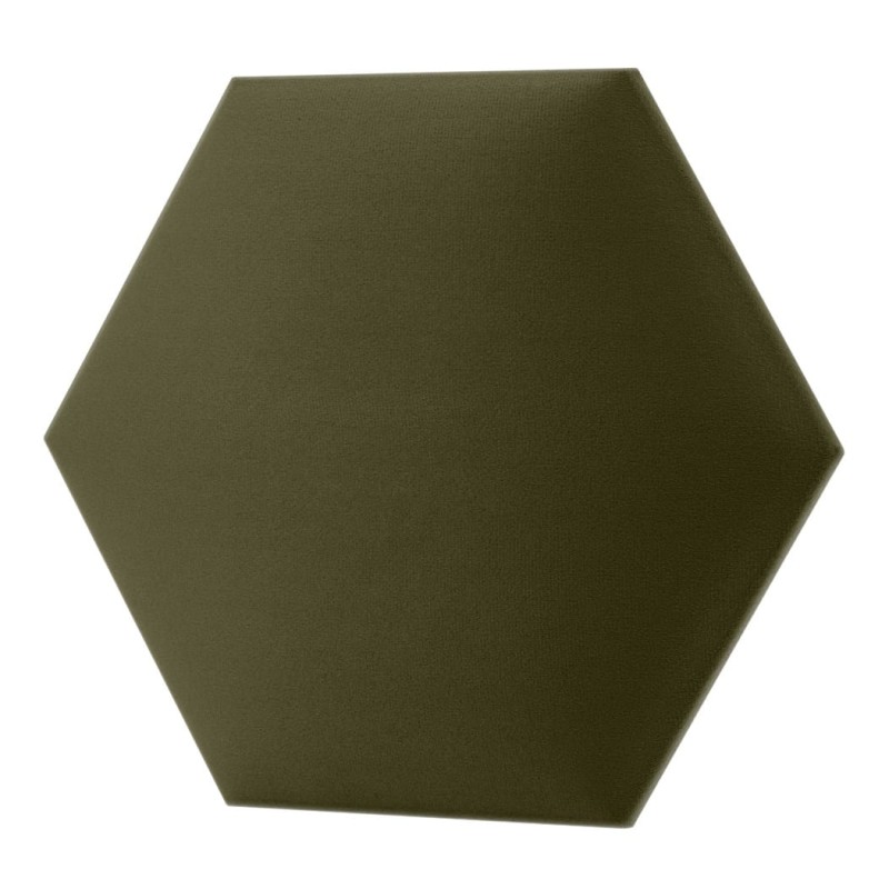 Panel Tapicerowany Khaki – Heksagon