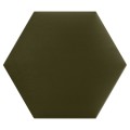 Panel Tapicerowany Khaki – Heksagon