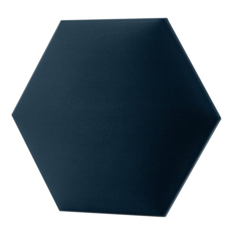 Panel Tapicerowany Granatowy – Heksagon