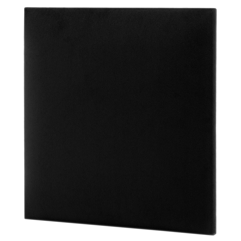 Panel Tapicerowany Czarny – Kwadrat