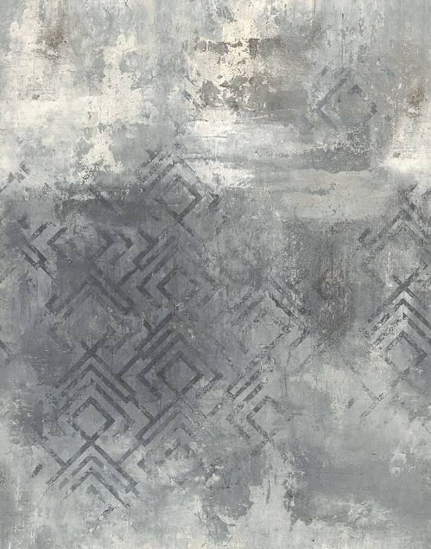 Fototapeta winylowa na flizelinie przecierany wzór geometryczny