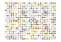 Fototapeta - Colored polka dots