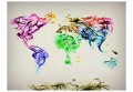 Fototapeta - Dancing smoke trails