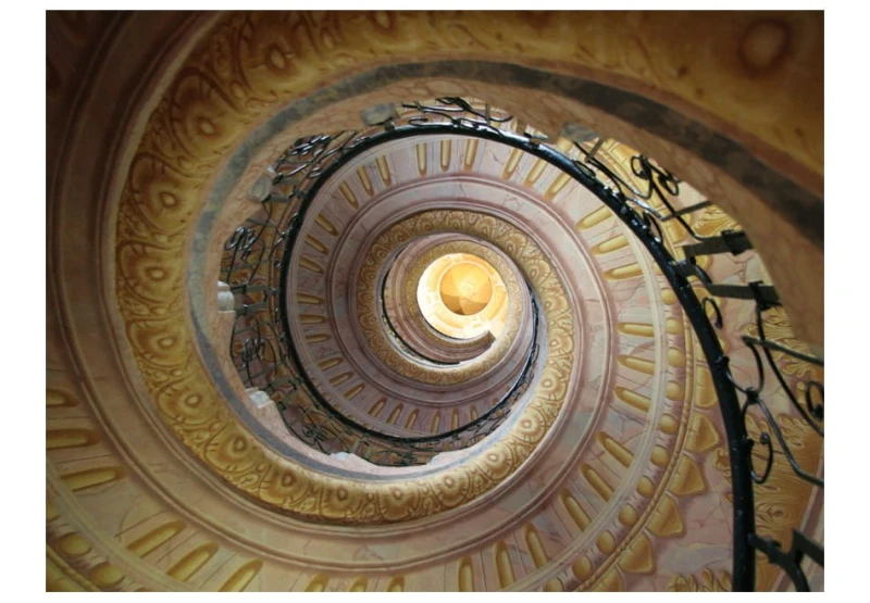Fototapeta - Decorative spiral stairs