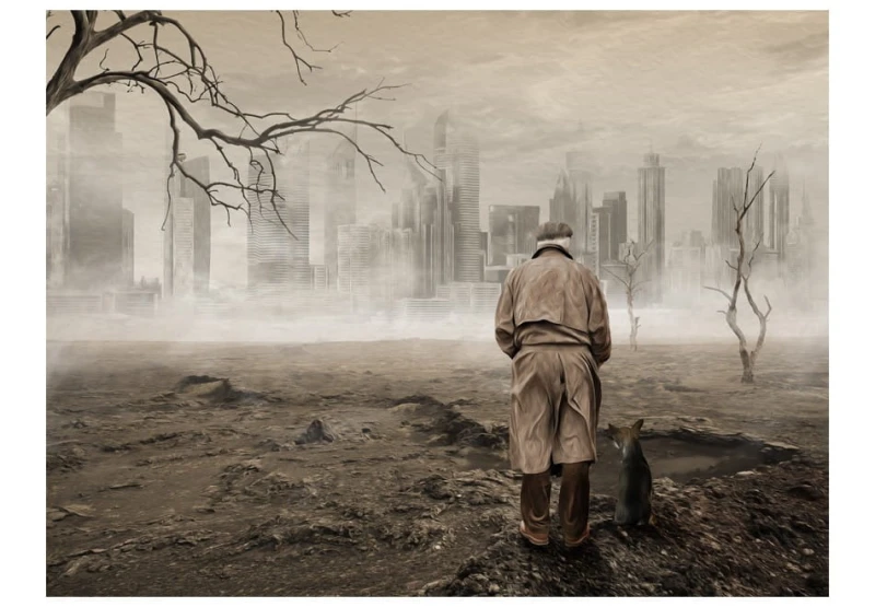 Fototapeta - Ghost's city