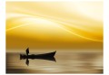 Fototapeta - Fishing at sunset