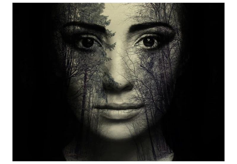 Fototapeta - Forest mask