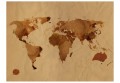 Fototapeta - Herbaciana mapa świata