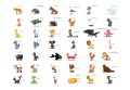 Fototapeta - Learning by playing (animals)