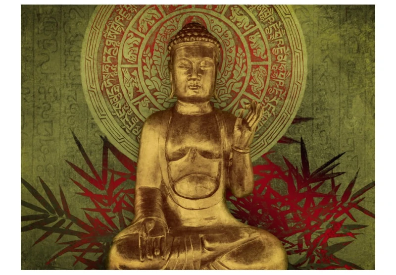 Fototapeta - Złoty Budda