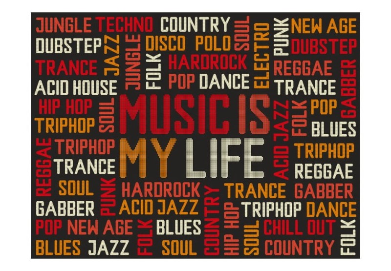 Fototapeta - Music is my life
