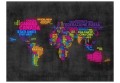 Fototapeta - mapa, po włosku - kolory