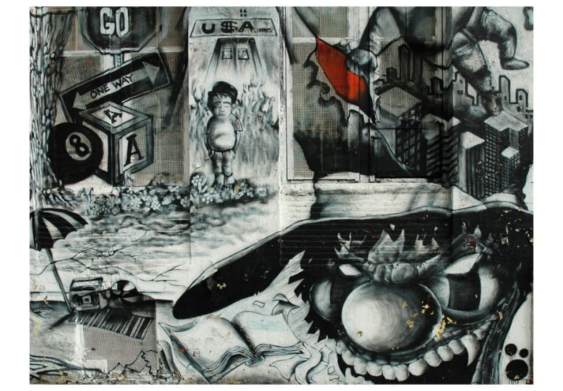 Fototapeta - Street art graffiti