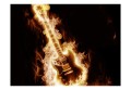 Fototapeta - Płonąca gitara