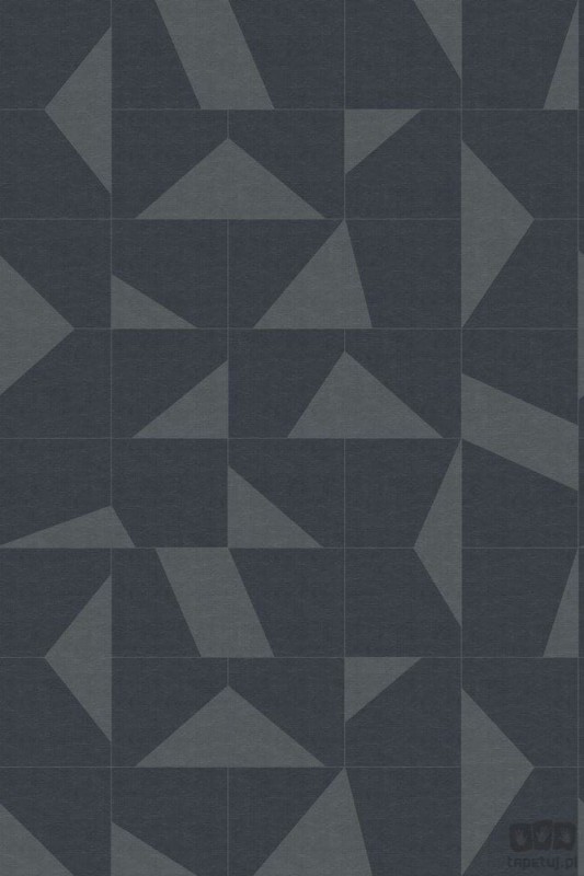 Fototapeta z geometrycznym wzorem w odcieniach granatu