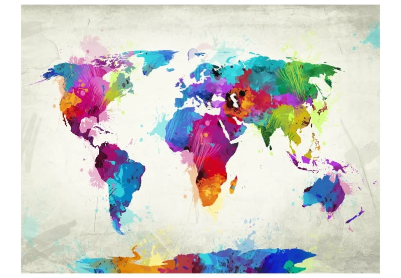 Fototapeta - The map of happiness
