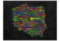 Fototapeta - Mapa Polski