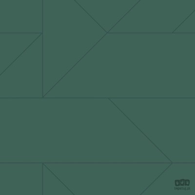 Tapeta w linie wzór geometryczny morska zieleń