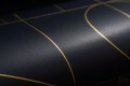 Tapeta wzór geometryczny kwadraty czarna flizelina