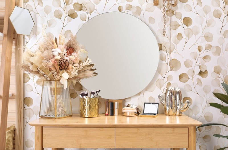 Tapeta winylowa na flizelinie z motywem liści eukaliptusa